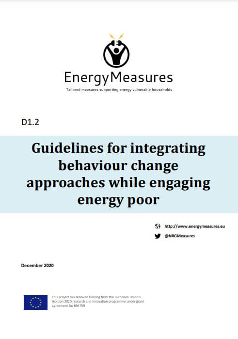 Guidelines for Integrating Behaviour Change Approaches while Engaging Energy Poor