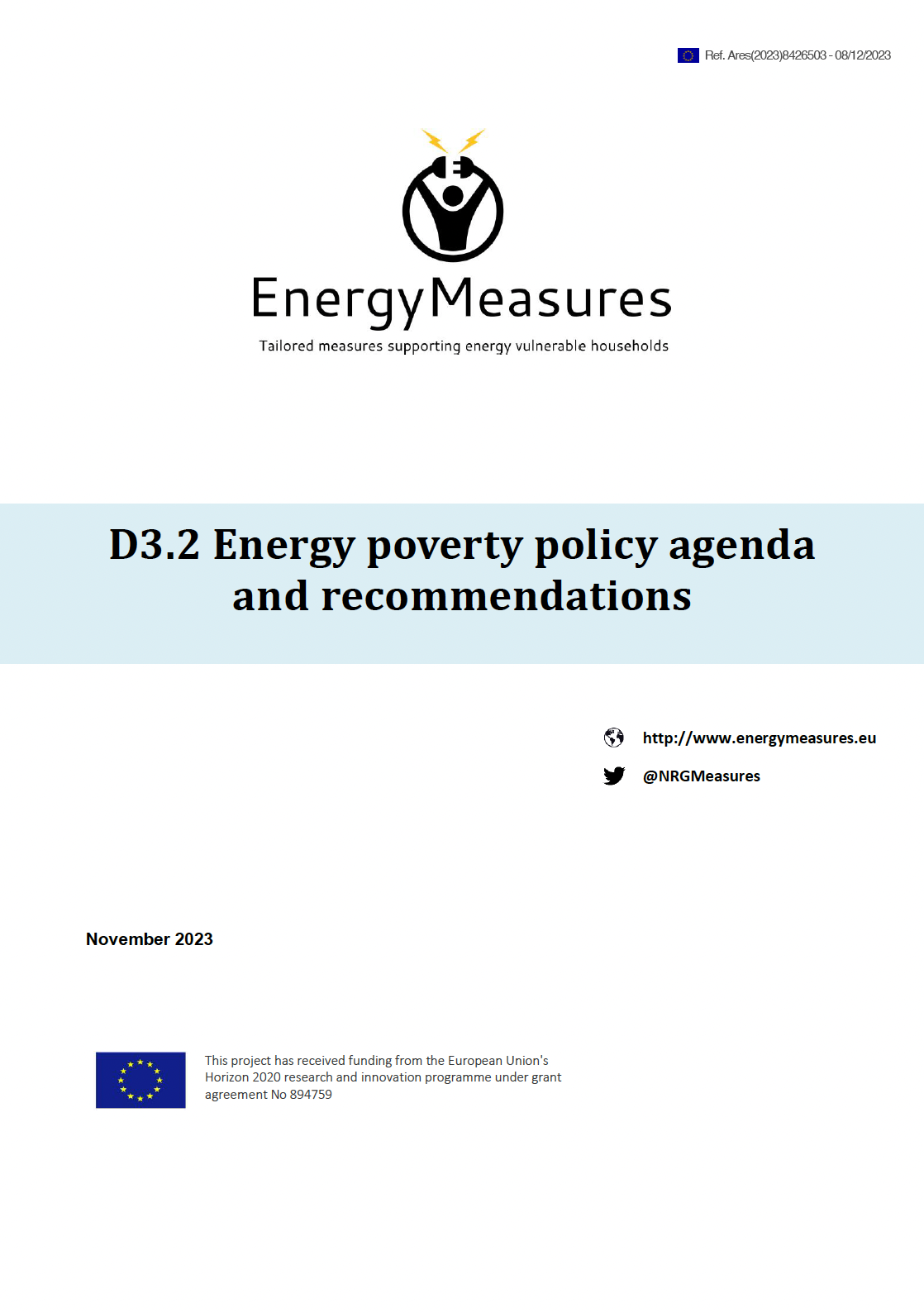 D3.2 Energy poverty policy agenda and recommendations