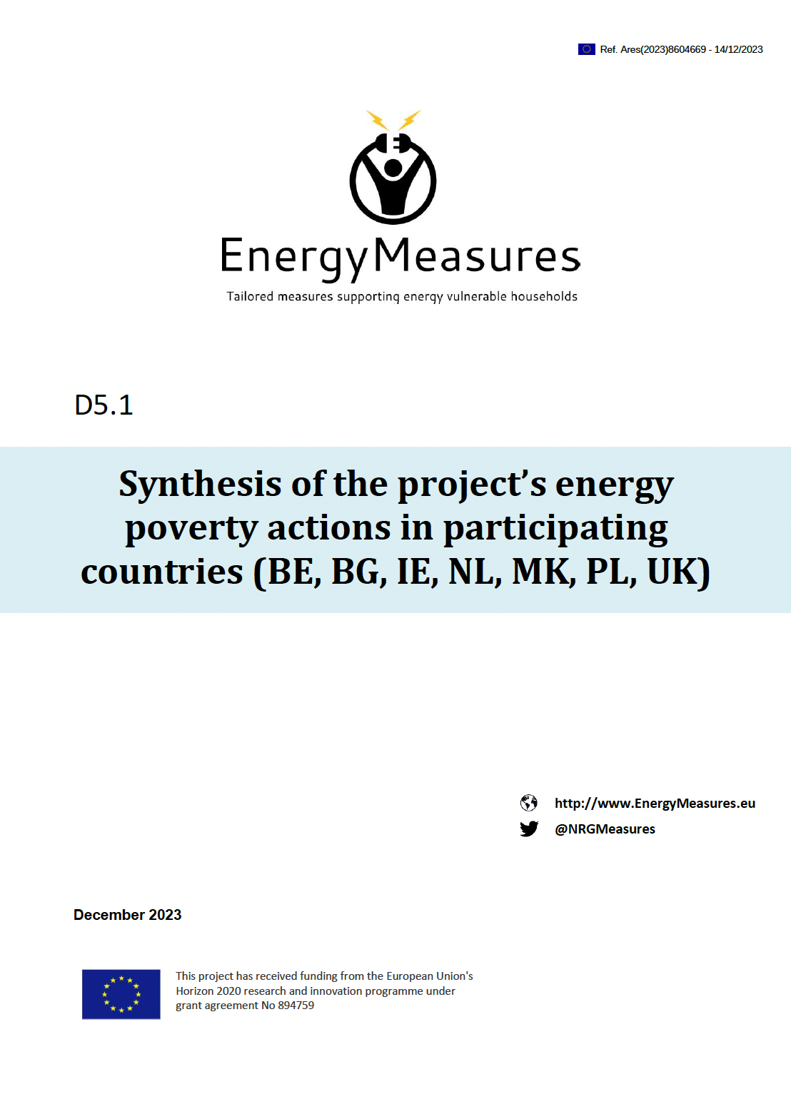 D5.1 Synthesis report of energy poverty actions in seven European countries